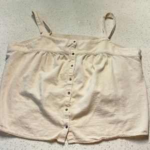 Cream Tank Top/Old Navy